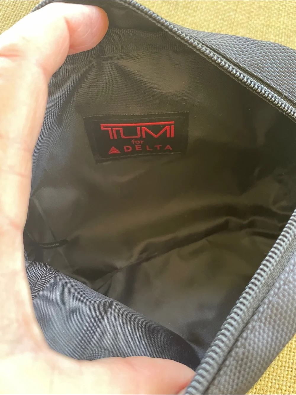 TUMI Toiletry bag/ cables and chargers holder